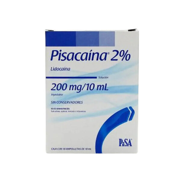Lidocaina 2 10ml caja 10U